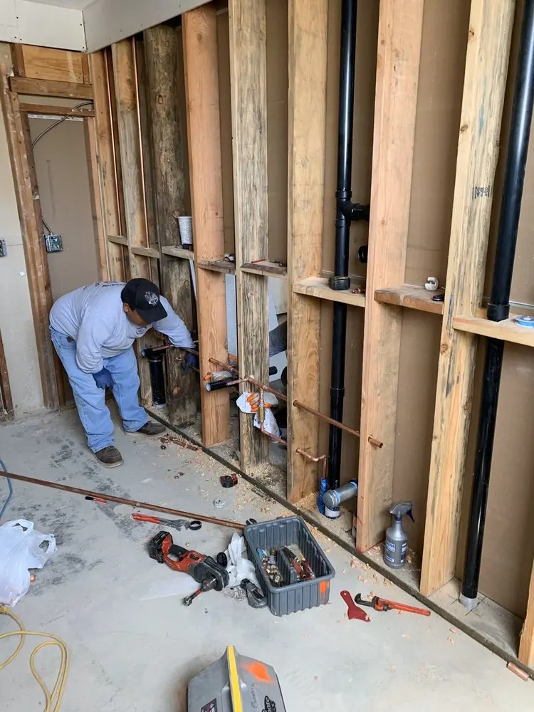 Commercial rough-in plumbing for Gas Line Repair in Salamanca